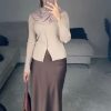 Jupe satin longue – Image 5