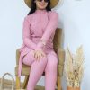 4 PCS Burkini violette - avec bonnet – Image 6