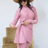 4 PCS Burkini violette - avec bonnet – Image 3