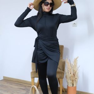 Burkini violette 3 pièces