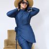 4 PCS Burkini violette - avec bonnet – Image 14