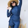 4 PCS Burkini violette - avec bonnet – Image 30