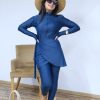 4 PCS Burkini violette - avec bonnet – Image 15